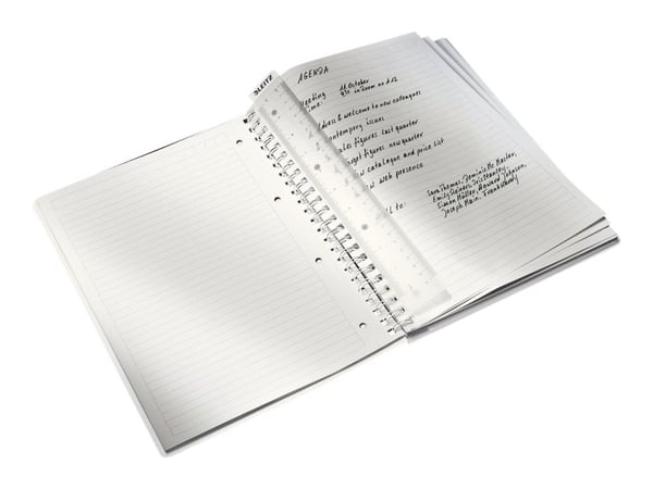 Notesblok Leitz WOW PP A4 linjeret 80 gram 80 ark Lilla - (6 stk.)