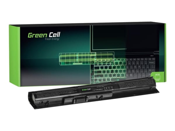 Green Cell - Batteri til bærbar PC (tilsvarer: HP HSTNN-LB6J) - litiumion - 4-cellers - 2200 mAh - svart - for HP Pavilion Laptop 14, 15, 17