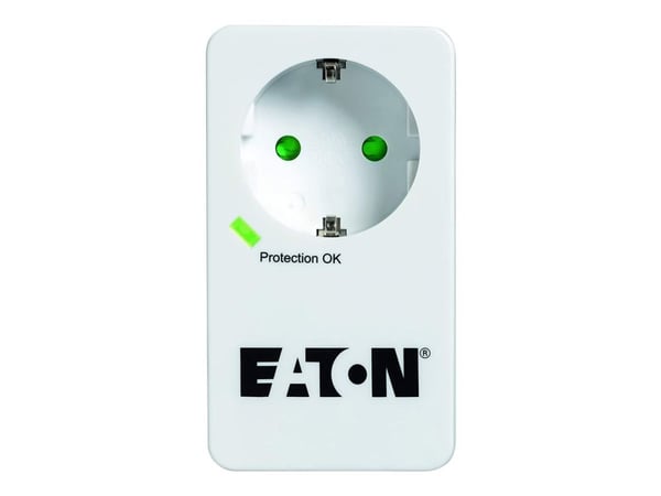 Eaton Protection Box 1 DIN - Overspenningsavleder - AC 220-250 V - 4000 watt - utgangskontakter: 1 - hvit