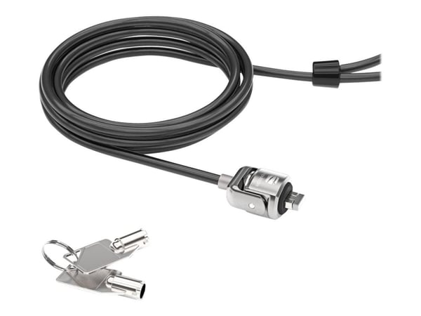 Compulocks T-bar Security Keyed Cable Lock - Sikkerhetskabellås - 1.83 m - for Compulocks BrandMe VESA Brandable Floor Stand For Tablets White, iPa...