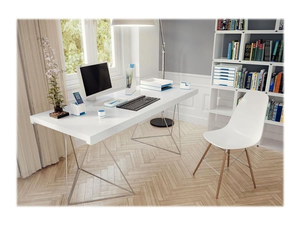 Brevbakke Leitz WOW tofarvet blå metallic - (4 stk.)