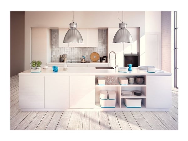 Leitz MyBox Long - Oppbevaringsskuff - blå metallic