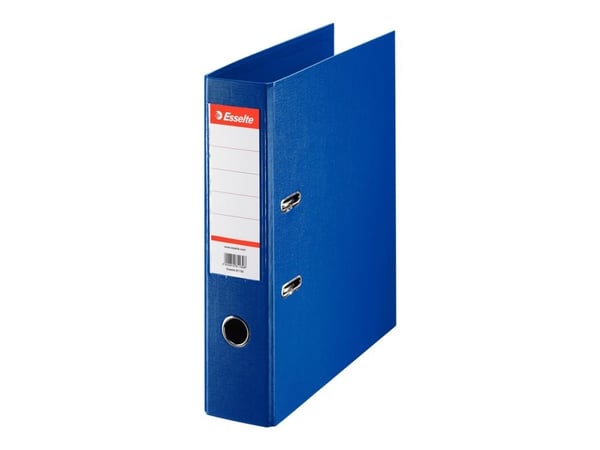 Esselte Standard - Hevarmbuefil - bokryggbredde: 75 mm - for A4 - kapasitet: 500 ark - blå