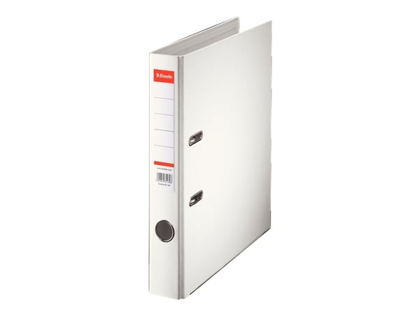 Esselte Standard - Hevarmbuefil - bokryggbredde: 50 mm - for A4 - kapasitet: 350 ark - hvit