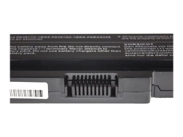 Green Cell - Batteri til bærbar PC (tilsvarer: Toshiba PA3817U-1BRS) - litiumion - 6-cellers - 4400 mAh - svart - for Toshiba Satellite C650, C655,...