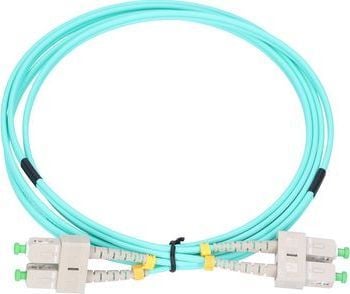 Extralink - Koblingskabel - SC/APC-multimodus (hann) til SC/APC-multimodus (hann) - 5 m - 3 mm - fiberoptisk - dupleks - OM3