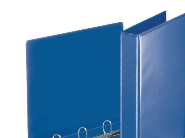 Esselte ESSENTIALS - Ringperm for presentasjoner - for A4 (210 x 297 mm) - kapasitet: 280 ark - blå