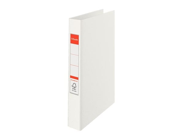 Esselte - Ringperm - bokryggbredde: 42 mm - for A4 (210 x 297 mm) - kapasitet: 190 ark - hvit