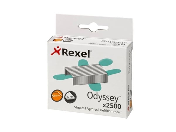 Hæfteklamme Rexel Odyssey æsk/2500 stk. - (10 stk.)