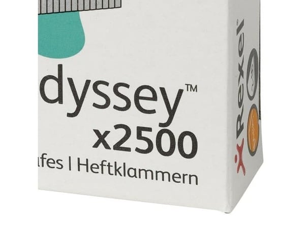 Hæfteklamme Rexel Odyssey æsk/2500 stk. - (10 stk.)
