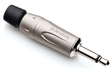Amphenol KM2P, 3.5mm Mono, Metallisk