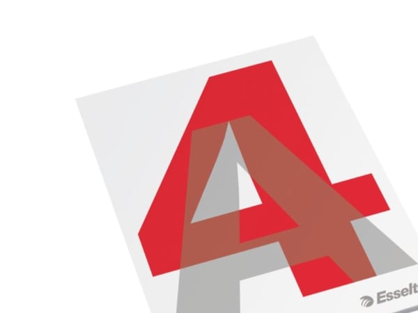 Esselte - Pad - A4 (210 x 297 mm) - 100 ark / 200 sider - vanlig - innbundet