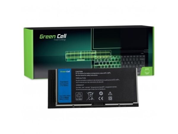Green Cell - Batteri för bärbar dator (likvärdigt med: Dell FV993) - litiumjon - 6-cells - 4400 mAh - svart - för Dell Precision M4600, M4700, M6600