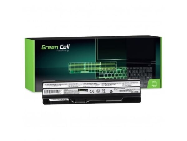 Green Cell - Batteri til bærbar PC (tilsvarer: MSI BTY-S14) - litiumion - 6-cellers - 4400 mAh - svart - for MSI GE60; GE60 2PF; GE60 2QD; GE60 2QE...