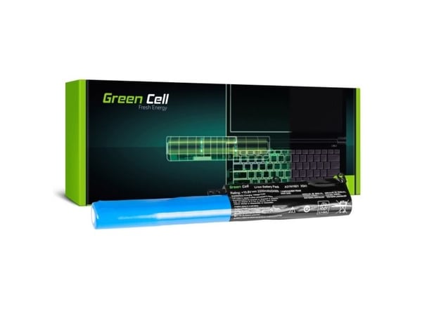 Green Cell - Batteri til bærbar PC (tilsvarer: ASUS A31N1601) - litiumion - 3-cellers - 2200 mAh - svart - for ASUS R541; VivoBook Max F541; X541
