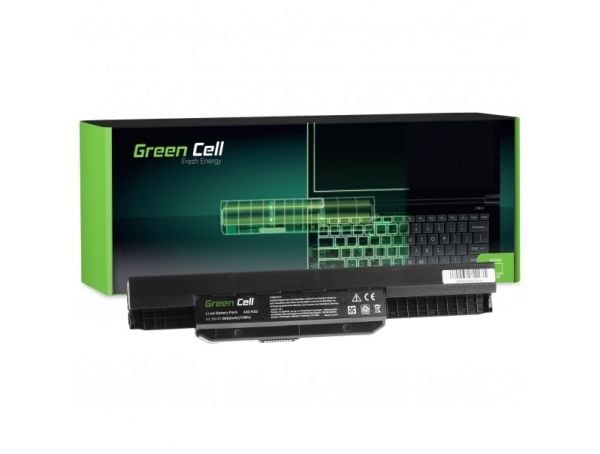 Green Cell - Batteri til bærbar PC (tilsvarer: ASUS A32-K53) - litiumion - 9-cellers - 6600 mAh - svart - for ASUS K53; X53; X54