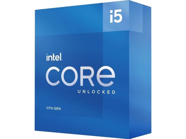 Intel Core i5 11600K (Rocket Lake) - 6-core - 3,9 GHz (4,9 GHz turbo) - Intel LGA1200 - Intel Graphics UHD 750 - Box (Uden køler)