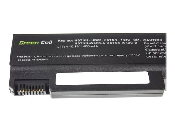 Green Cell - Batteri til bærbar PC (tilsvarer: HP TD06, HP TD09) - litiumion - 6-cellers - 4400 mAh - svart - for HP 6730b, 6730s; EliteBook 6930p