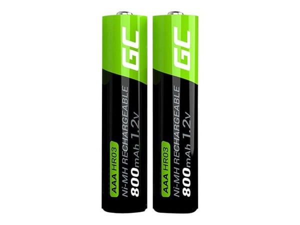Green Cell - Batteri 2 x AAA - NiMH - (oppladbart) - 800 mAh