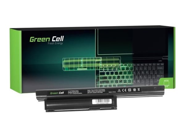 Green Cell - Batteri til bærbar PC (tilsvarer: Sony VGP-BPS26) - litiumion - 6-cellers - 4400 mAh - svart - for Sony VAIO E Series SVE14A35, SVE151...