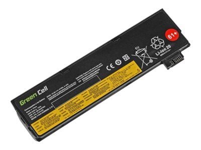 Green Cell - Batteri til bærbar PC (utvidet) - litiumion - 6-cellers - 4400 mAh - svart - for Lenovo ThinkPad A475; P51s; T25; T470; T570