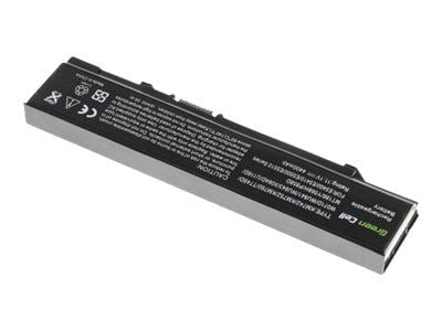Green Cell - Batteri til bærbar PC (tilsvarer: Dell KM742, Dell KM668) - litiumion - 6-cellers - 4400 mAh - svart - for Dell Latitude E5400, E5410,...