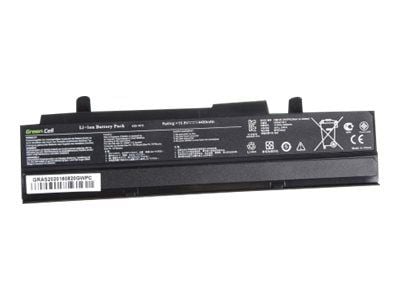 Green Cell - Batteri til bærbar PC (tilsvarer: ASUS A32-1015) - litiumion - 6-cellers - 4400 mAh - svart - for ASUS Eee PC 1015PN Seashell, 1215B, ...