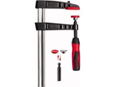 BESSEY TG12-2K, Bar klemme, Støpejern, Plast, 12 cm