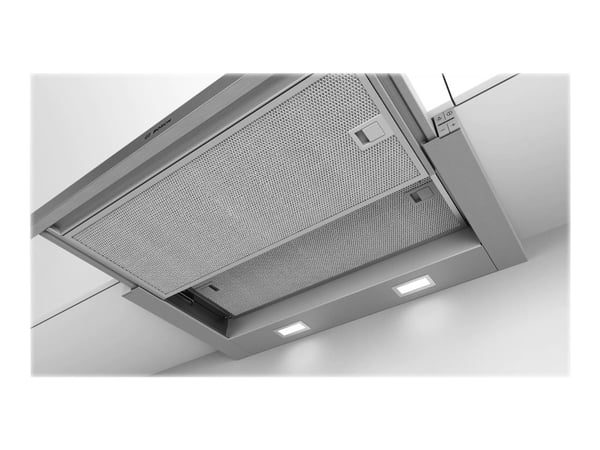 Bosch Serie | 4 DFL064A52 - Kåpa - teleskopisk - Fördjupning - bredd: 52.6 cm - djup: 29 cm - utsug och återcirkulering (-) - med inbyggd motor - s...