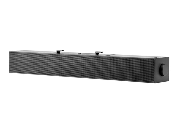 HP S101 - Soundbar - för övervakning - 2.5 Watt - svart (grillfärg - svart) - för HP 280, 34, Z1 G9; Elite 600 G9, 800 G9; EliteDesk 80X G8; Pro 40...