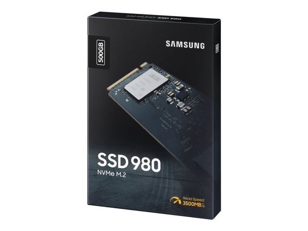 Samsung 980 MZ-V8V500BW - Solid State Drive - krypteret - 500 GB - intern - M.2 2280 - PCI Express 3.0 x4 (NVMe) - 256-bit AES - TCG Opal Encryption