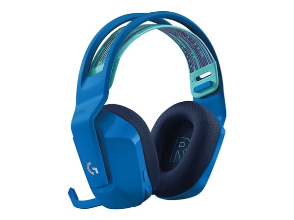 Logitech G G733 LIGHTSPEED Wireless RGB Gaming Headset - Headset - fullstorlek - 2,4 GHz - trådlös - blå