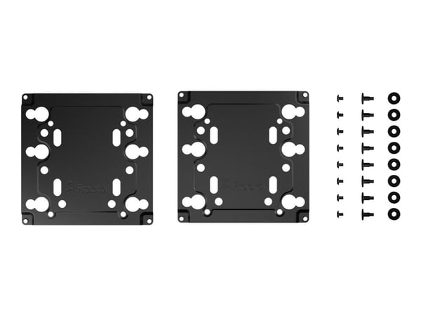 Fractal Design FD-A-BRKT-003, Universaali, Kiintolevyn kiinnike, Terästä, Musta, 2.5,3.5", 120 mm