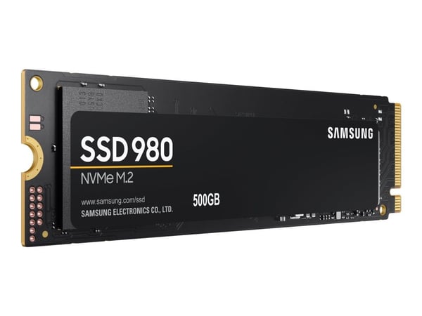 Samsung 980 MZ-V8V500BW - Solid State Drive - krypteret - 500 GB - intern - M.2 2280 - PCI Express 3.0 x4 (NVMe) - 256-bit AES - TCG Opal Encryption