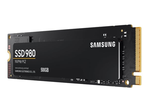 Samsung 980 MZ-V8V500BW - Solid State Drive - krypteret - 500 GB - intern - M.2 2280 - PCI Express 3.0 x4 (NVMe) - 256-bit AES - TCG Opal Encryption