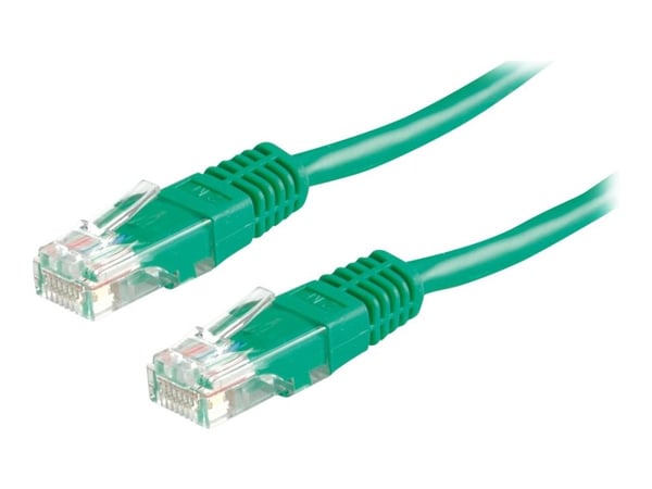 Roline - Koblingskabel - RJ-45 (hann) til RJ-45 (hann) - 2 m - UTP - CAT 5e - grønn