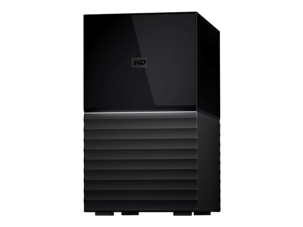WD My Book Duo WDBFBE0200JBK - Harddiskarray - 20 TB - 2 brønner - HDD 10 TB x 2 - USB 3.1 (ekstern)