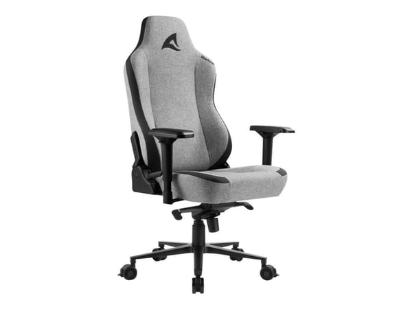Sharkoon Skiller SGS40 - Stol - høy bakside - armlener - T-formet - tipping - roterende - aluminium, stål, polyvinylklorid (PVC), høytetthets støpt...