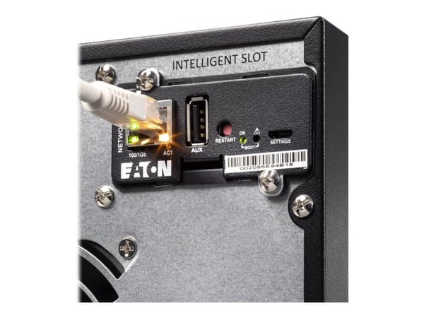 Eaton 9E, Taajuuden kaksoismuunnos (verkossa), 1 kVA, 800 W, 100 V, 300 V, 50/60 Hz