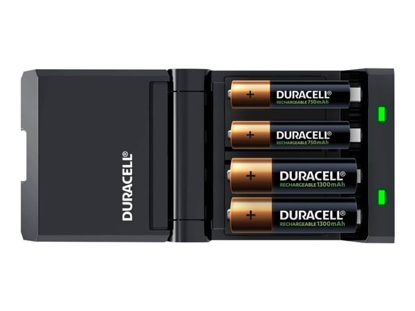 Duracell CEF27 - 0,75 t batterilader - (for 4xAA/AAA) 4 x AA / AAA - NiMH