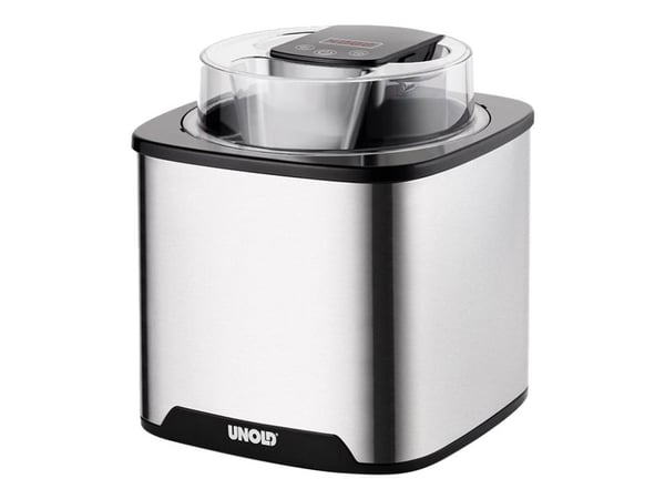 UNOLD 48855 Gelato - Iskremmaskin - 1.5 liter - 12 W - rustfritt stål / svart
