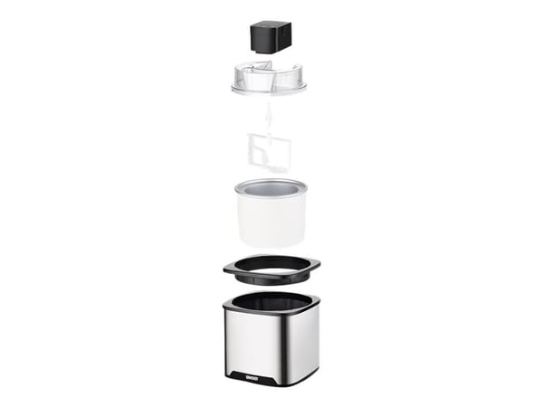 UNOLD 48855 Gelato - Iskremmaskin - 1.5 liter - 12 W - rustfritt stål / svart
