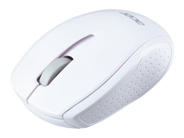 Acer M501, Molempikätinen, Optinen, Langaton RF, 1600 DPI, Valkoinen