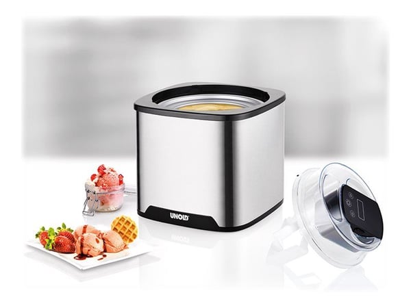 UNOLD 48855 Gelato - Iskremmaskin - 1.5 liter - 12 W - rustfritt stål / svart