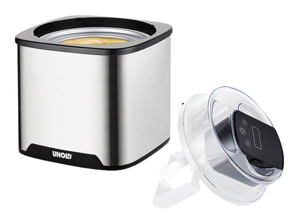 UNOLD 48855 Gelato - Iskremmaskin - 1.5 liter - 12 W - rustfritt stål / svart