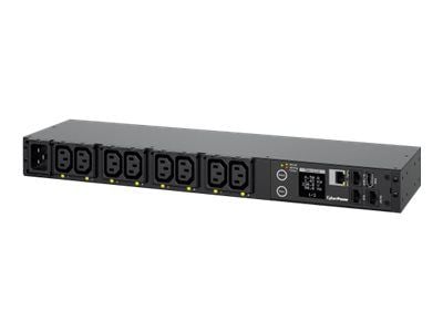CyberPower Switched Series PDU41005 - Strømfordelerenhet (kan monteres i rack) - AC 100-240 V - enkeltfase - Ethernet, serial - inngang: IEC 60320 ...
