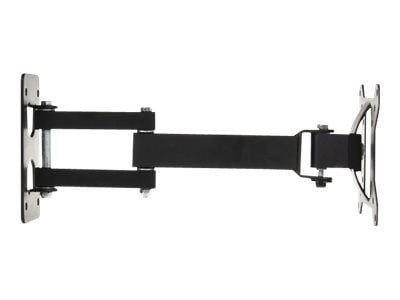 libox LB-200 - Brakett - justerbar dobbelarm i full bevegelse - for LCD-TV - stål - svart - skjermstørrelse: 17"-32" - monteringsgrensesnitt: innti...