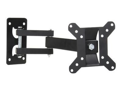 libox LB-200 - Brakett - justerbar dobbelarm i full bevegelse - for LCD-TV - stål - svart - skjermstørrelse: 17"-32" - monteringsgrensesnitt: innti...