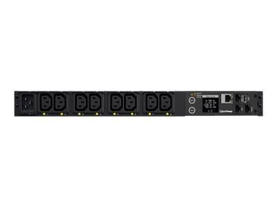 CyberPower Switched Series PDU41005 - Strømfordelerenhet (kan monteres i rack) - AC 100-240 V - enkeltfase - Ethernet, serial - inngang: IEC 60320 ...