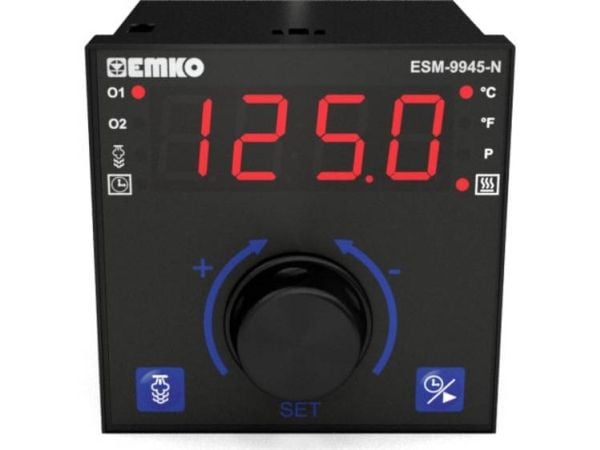 Emko ESM-9945-N.5.20.0.1/01.01/1.0.0.0.0 temperaturregulator Pt100 2-punkt P/PI/PD/PID -200 till 1700 °C relä 7 A/5 A 96 x 96